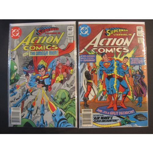 Action Comics #534 & 535, Excellent Condition