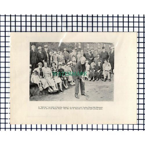 (7780) Yeadon Methodist Church Rev H R Glanville - 1936 Cutting