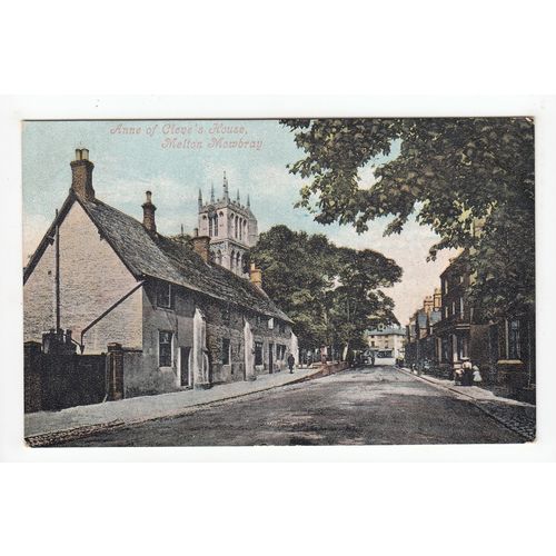 Anne of Cleves House Melton Mowbray Postcard 1907 Leicestershire