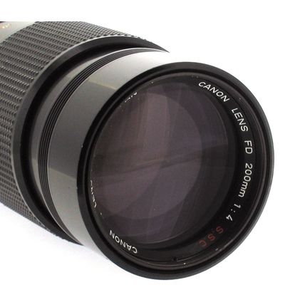 Canon FD 200mm f4 S.S.C Telephoto Lens