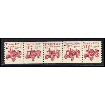 2127a 7.1c Tractor Fine MNH Dry Gum PNC 1/5 X0763
