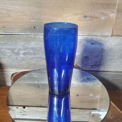 Cobalt Blue Highball Glass - Vintage