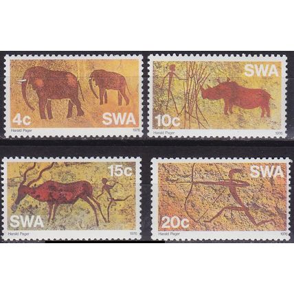 SÜDWEST AFRIKA SOUTHWEST AFRICA [1976] MiNr 0413-15 ( **/mnh ) Tiere