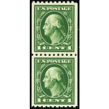 441, Mint XF NH 1¢ Coil Pair Very Well Centered! * Stuart Katz