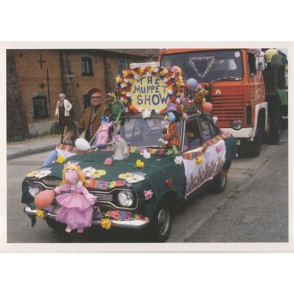The Muppets Muppet Show at Diss Norfolk Carnival 1980 Postcard