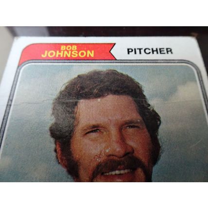1974 Topps Traded Card # 269T Bob Johnson Good (2) Cleveland Indians