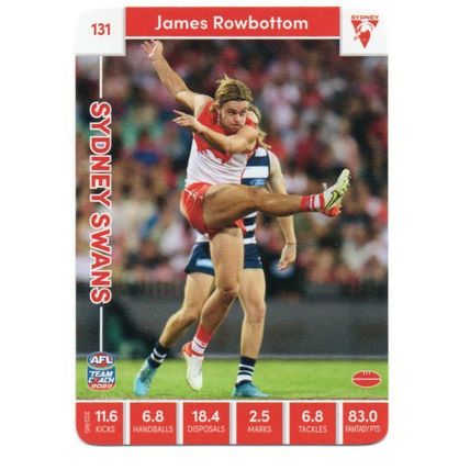 AFL 2023 Teamcoach- 131 James Rowbottom / Sydney Swans