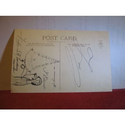 THE ASCENSION by Harold Copping used antique postcard #