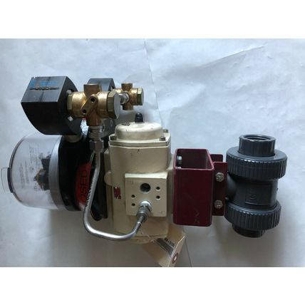 STONEL PQ8YC3R QUARTZ PG VALVE,EL-O-MATIC ESA 40-4-A,1" PVC,ASCO EF8320G174,TH