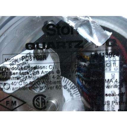 STONEL PQ8YC3R QUARTZ PG VALVE,EL-O-MATIC ESA 40-4-A,1" PVC,ASCO EF8320G174,TH