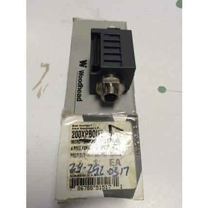 NEW BRAD HARRISON RECEPTACLE, 200XPBOUT WOODHEAD 6ES7 194-1A A01-0XA0,CE