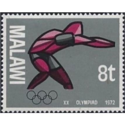 Malawi QEII 1972 Olympic Games 8t Unmounted Mint MNH SG 419 Sc 191 Stamp Boxing