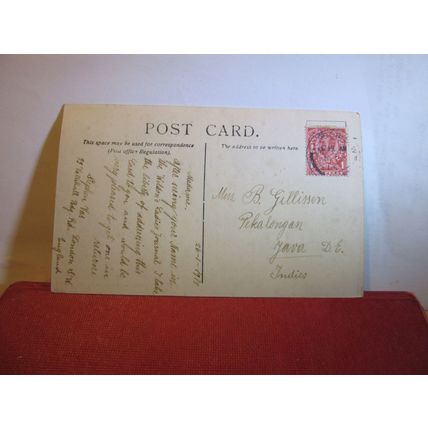 TRAFALGAR SQUARE, LONDON used antique postcard 1913 pm =
