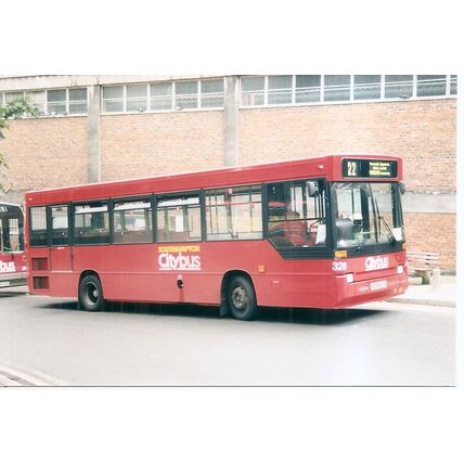 Colour Photograph of Southampton Citybus Ltd. - N328 ECR