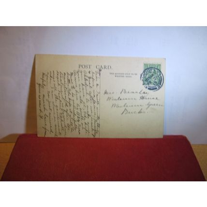 SMEDLEY'S HYDROPATHIC EST. MATLOCK. DERBYSHIRE used antique postcard 1913 pm =
