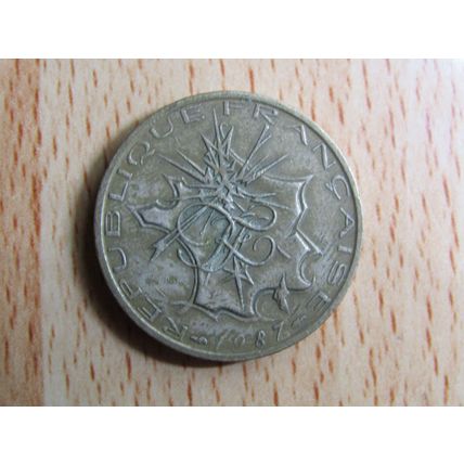 France Republic 1987 10 Francs Coin