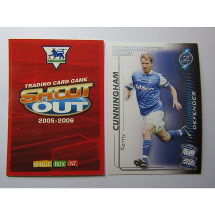 Kenny Cunningham - Birmingham Shoot Out 2005 2006 Magic Box Football Card (EF1)