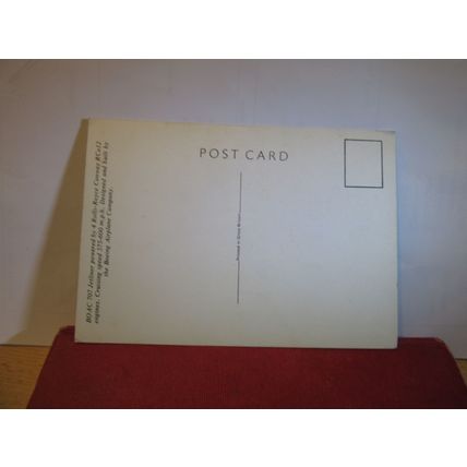 B.O.A.C. ROLLS-ROYCE 707 JETLINER aeroplane unused postcard =