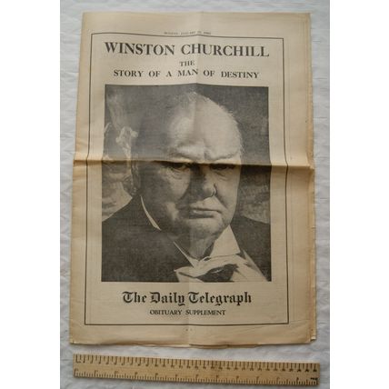 1965 Telegraph Obituary Supplement - Church,ill The Story of a Man of Destiny