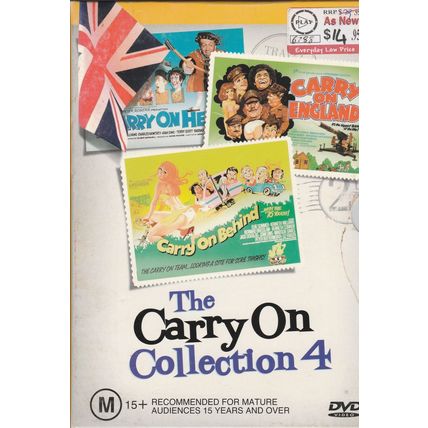 THE CARRY ON COLLECTION 4 - 3 DVD BOXED SET - REGION 4
