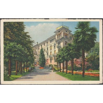 Hotel de la Paix, Lugano-Paradiso, 1939 - Mayr Cartolina