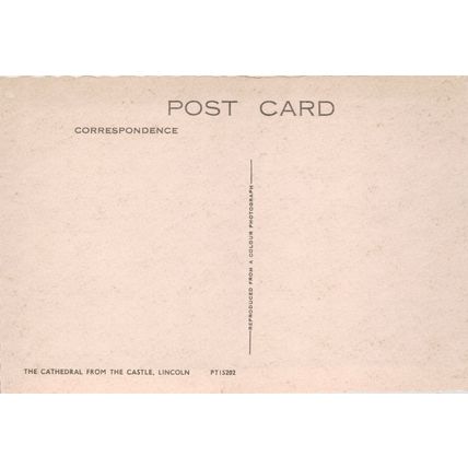 Postcards Lincoln Cathedral. Job lot