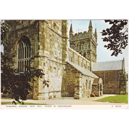 Postcards Wimborne Minster, Dorset. Job lot