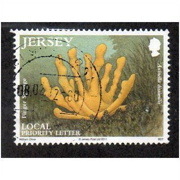 JER 2011 (39p) 'SEA SQUIRTS & SPONGES' FINE USED (EBID 17-604)