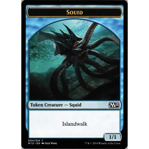 MTG Magic 2015 Core Set M15 004/014 Squid Token