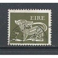 Ireland.SG348 7p Stylised Dog (Deep Yellow-Green).Fine Used.Jan15a