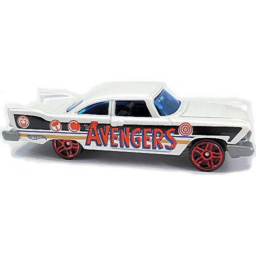 Hot Wheels - '57 Plymouth Fury: '16 Captain America 75th Anniversary #6 *Loose*