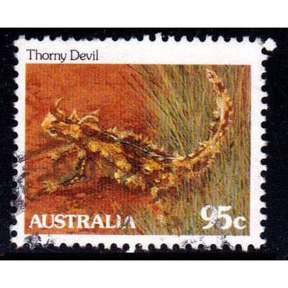 Australia 1983 Animals Reptiles & Amphibians Thorny Devil 95c Used Stamp
