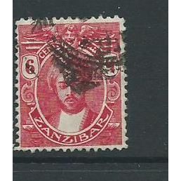 zanzibar stamps.a 1914 watermark multiple ca sg263 sg 263 used