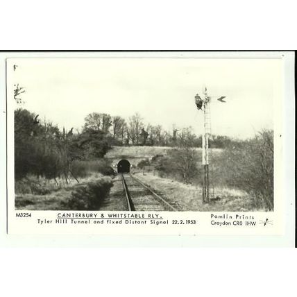 Railway TYLER HILL TUNNEL Postcard (Pamlin M3254)
