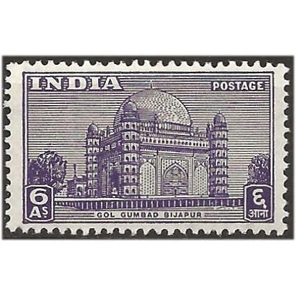 India 1949 SG317 6a Violet Mounted Mint . .. .