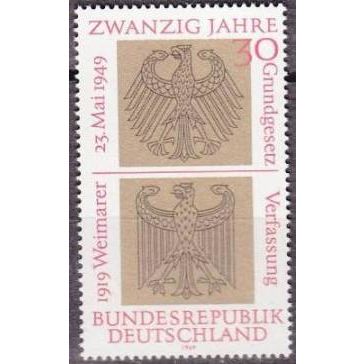 GERMANY BUND [1969] MiNr 0585 ( **/mnh )