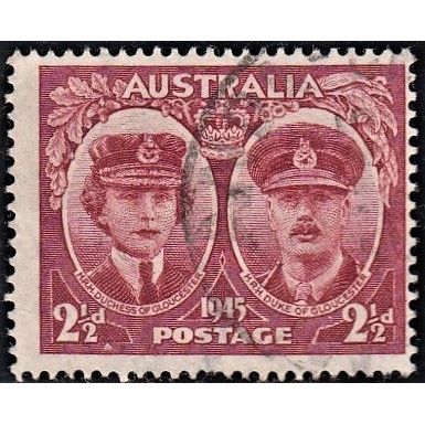 AUSTRALIA, 1945 2.5d Royal Visit, SG 209 (Scott #197), used