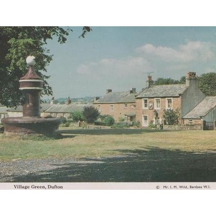 Dufton Village Green Cumbria Postcard