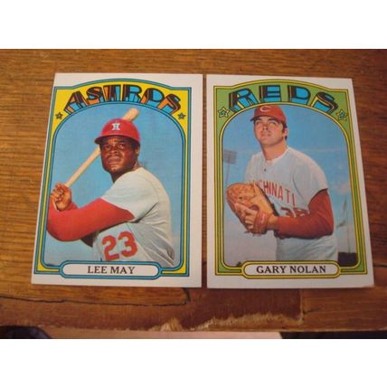 1972 Topps, 10-Cards, Mostly 400 & 500 Series