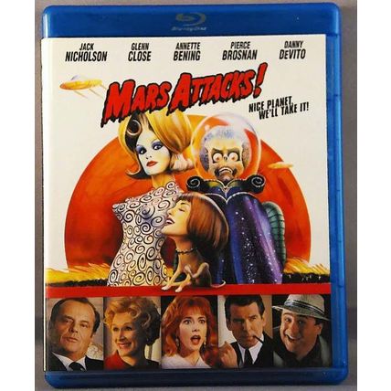 Mars Attacks Blu-Ray Jack Nicholson Annette Benning Danny Devito Glenn Close