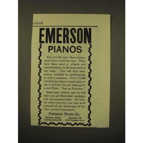 1902 Emerson Pianos Ad