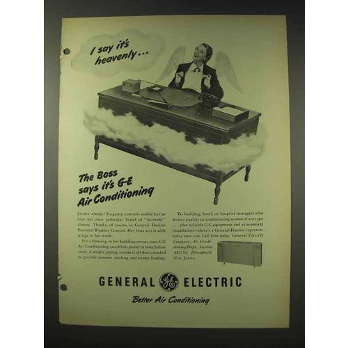 1948 General Electric Air Conditioning Ad - Heavenly