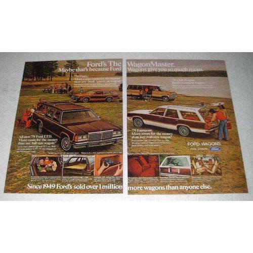 1979 Ford Ad - Club Wagon, Fairmont, LTD, Pinto Wagons