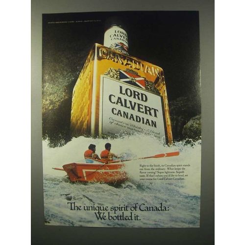 1980 Lord Calvert Canadian Whisky Ad - The Spirit