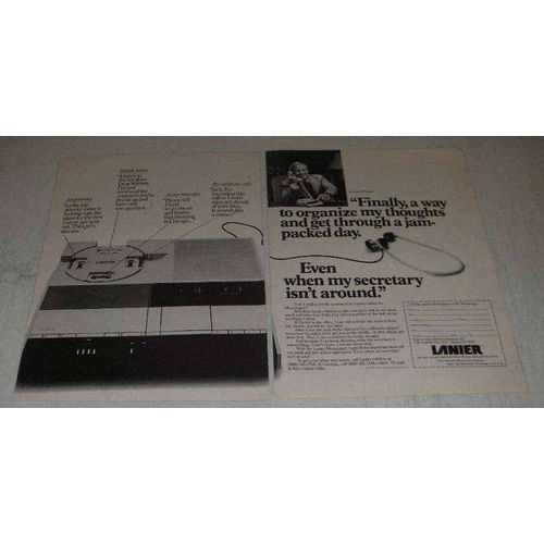 1982 Lanier Messenger Ad - Arnold Palmer