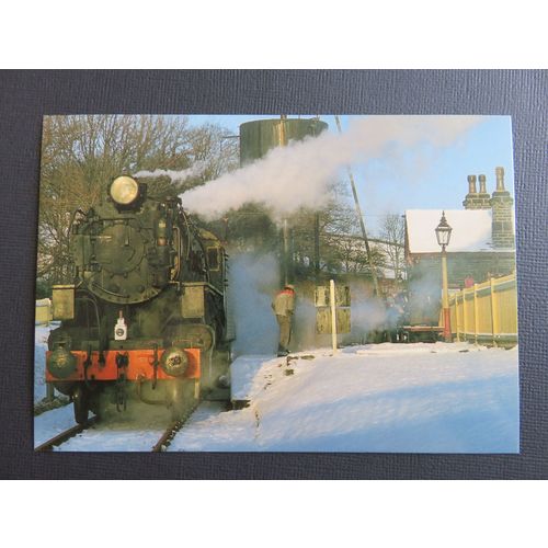 Keighley & Worth Valley Railway 5820 at Oxenhope WV112 Postcard #33