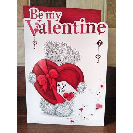 Valentine's Card - Tatty Teddy - Be my Valentine - 010