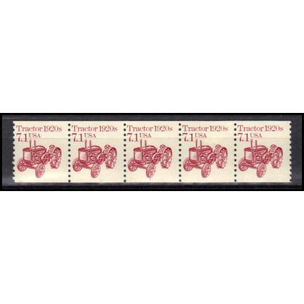 2127 7.1c Tractor Fine MNH Dry Gum PNC 1/5 X0657