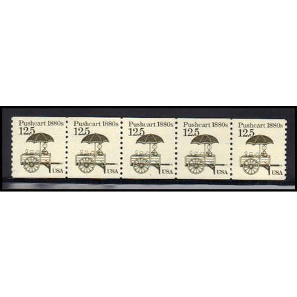 2133 12.5c Pushcart Fine MNH Dry Gum PNC 1/5 X2207