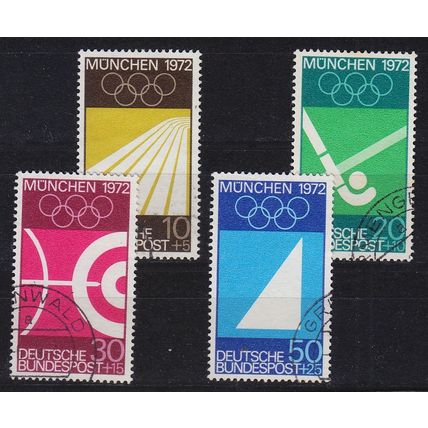 GERMANY BUND [1969] MiNr 0587-90 ( O/used ) Olympiade